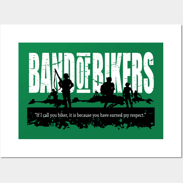 Band of Bikers Wall Art by Illustratorator